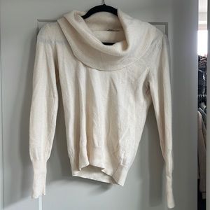 Halogen 100% cashmere sweater with cowl neck, size XS